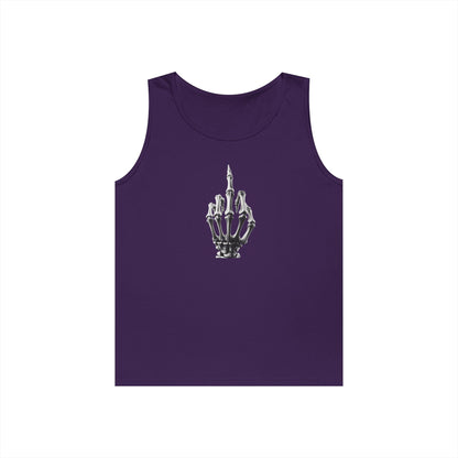Skeleton Hand Middle Finger Tank Top – Edgy Skull Finger