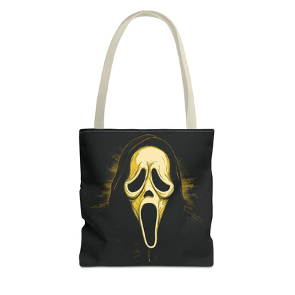 Spooky Scream Tote Bag — Ghost Face Design