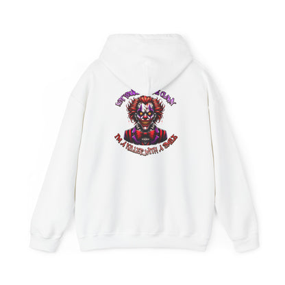 Evil Clown Horror Hoodie - Killer With A Smile Design