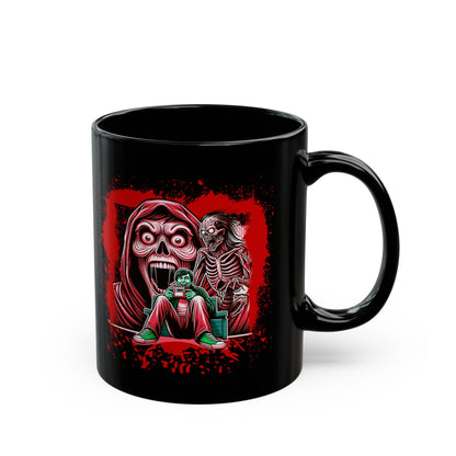 Horror Movie Addict Black Coffee Tea Mug Cup (11oz, 15oz)