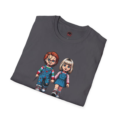 Til The End Horror Couple Unisex Soft style T-Shirt