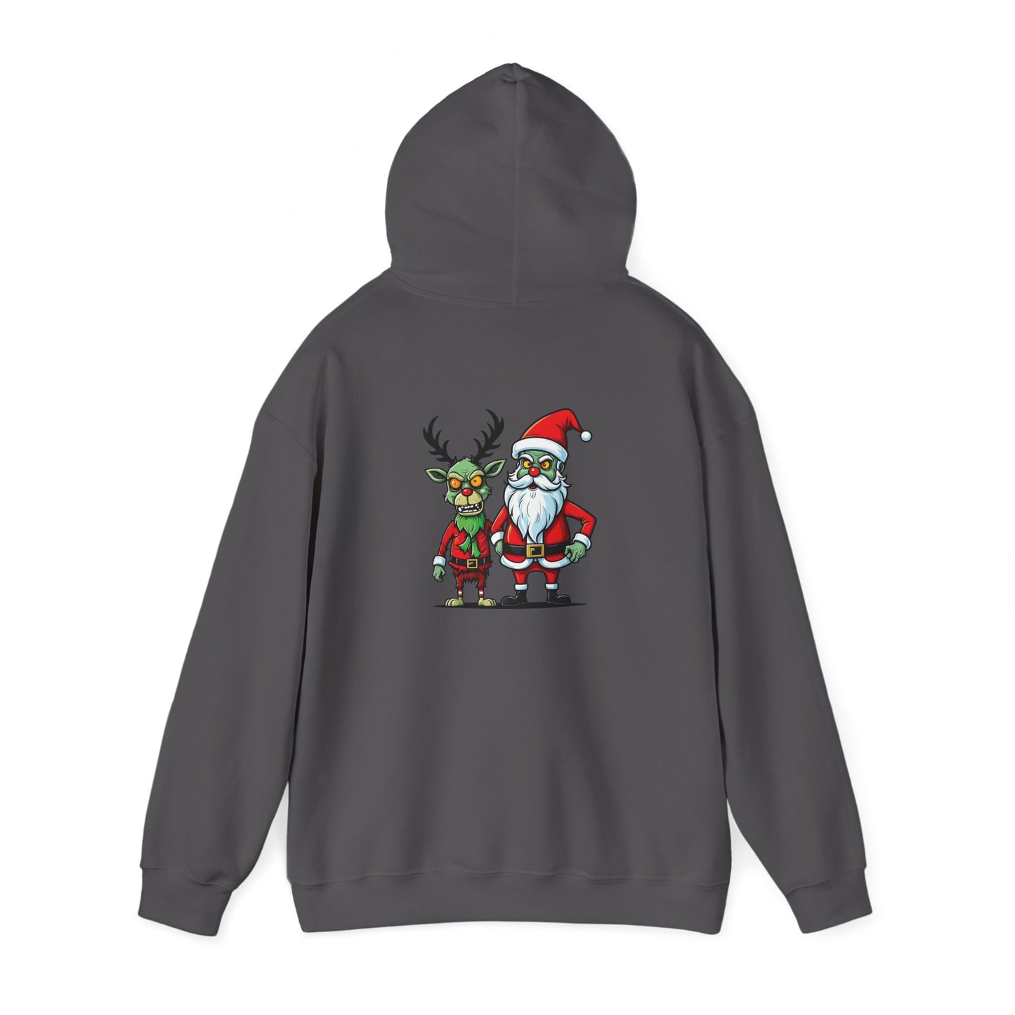 Christmas Zombie Santa & Reindeer Hoodie