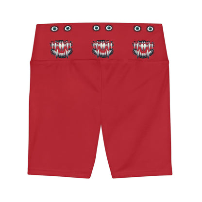Eerie Eyes Monster Women's Workout Shorts (AOP)