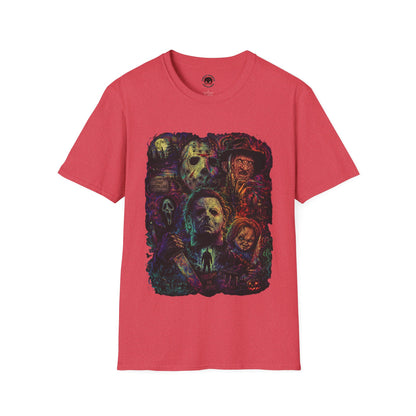 Horror Icons Collage T-Shirt —  Graphic Tee
