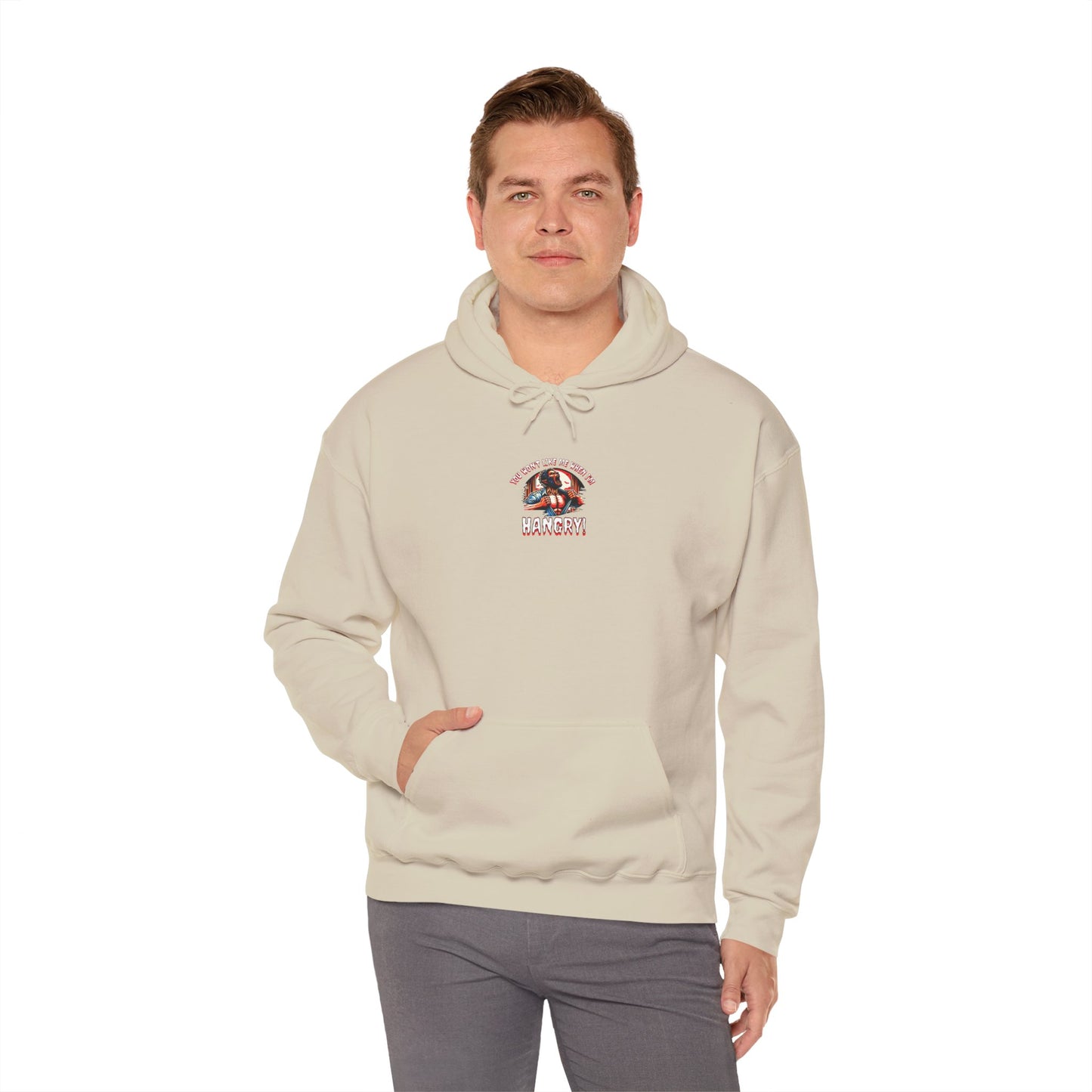 You Wont Like Me When I'm Hangry Hoodie - Werewolf Design