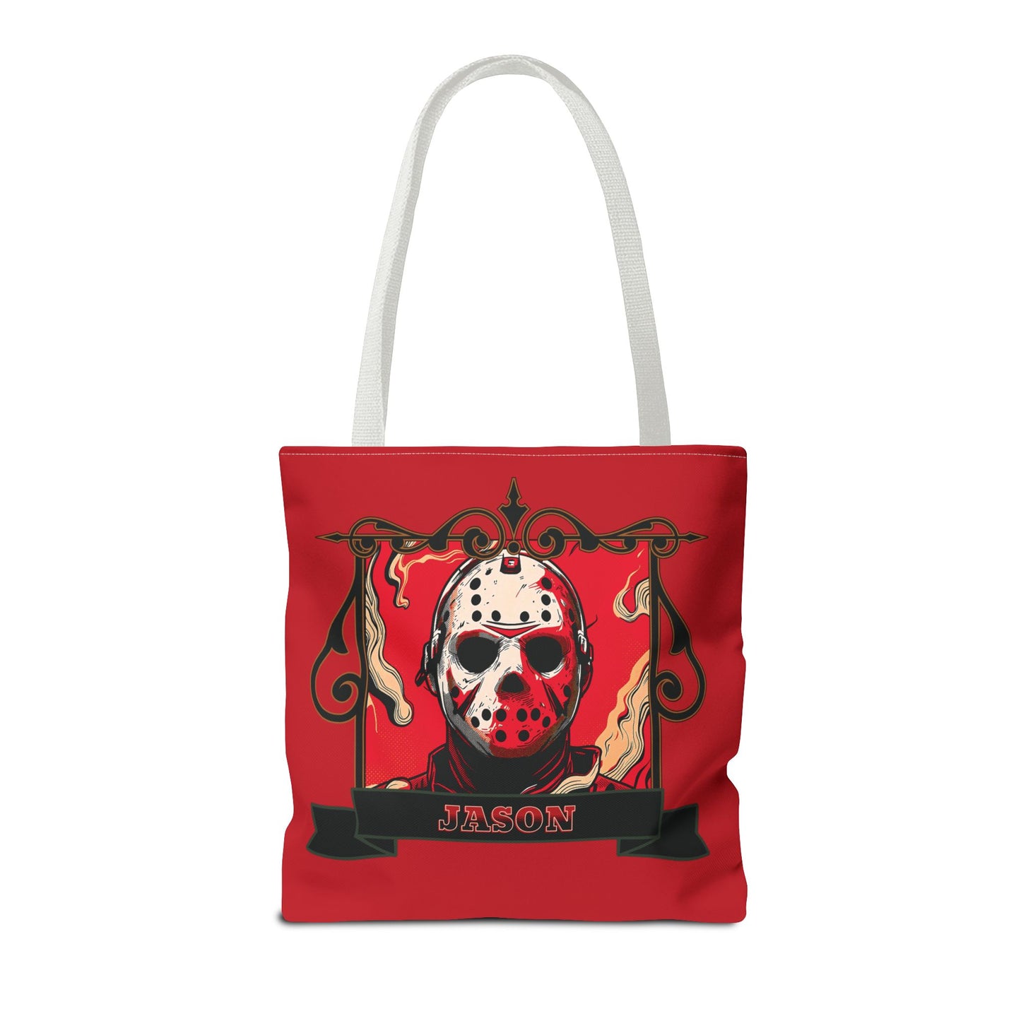 Vintage Jason Hockey Mask Tote Bag