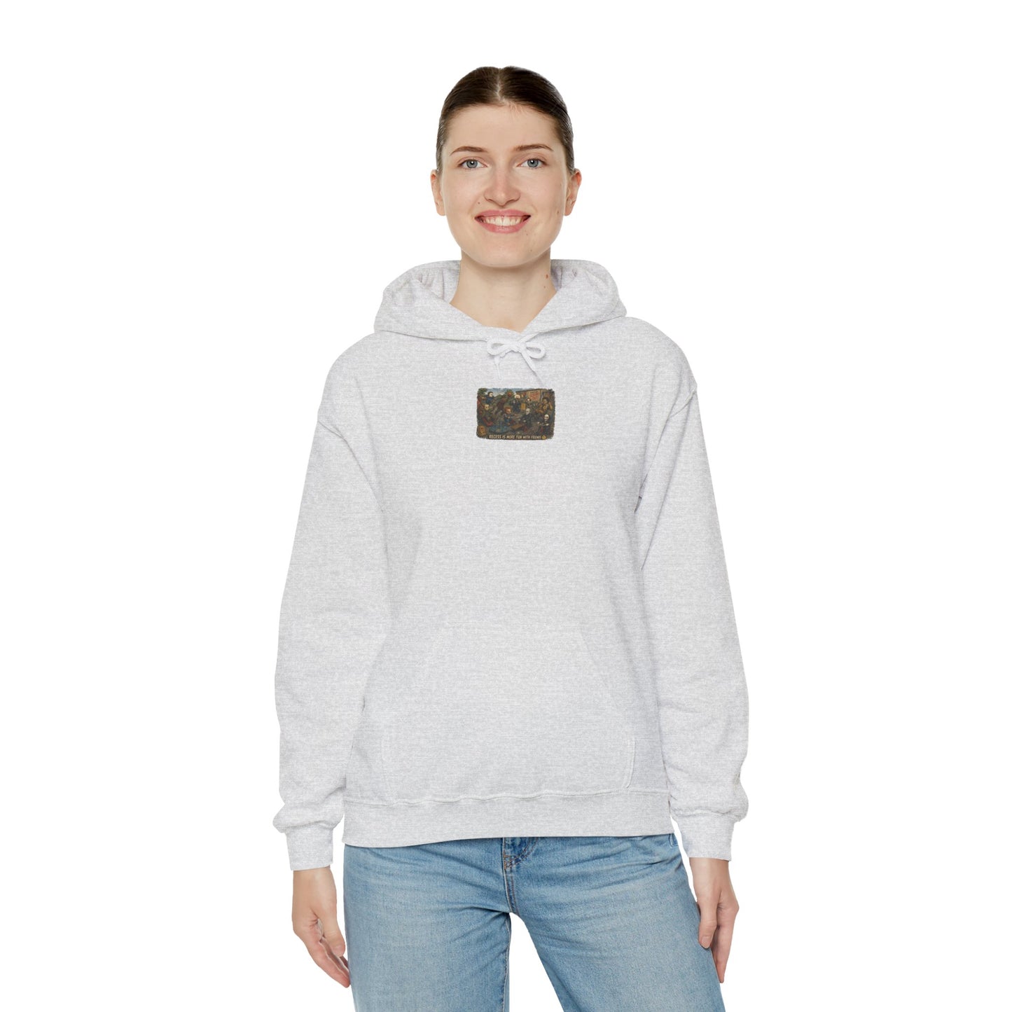 Horror Icons Illustration “Recess Is More Fun With Friends” - Hoodie