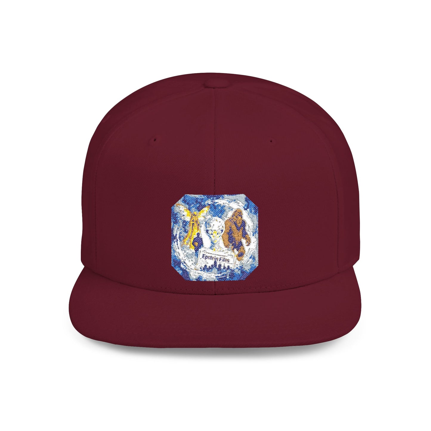Snapback Hat — Believer Cryptid, Alien, Bigfoot, Epstein Cap