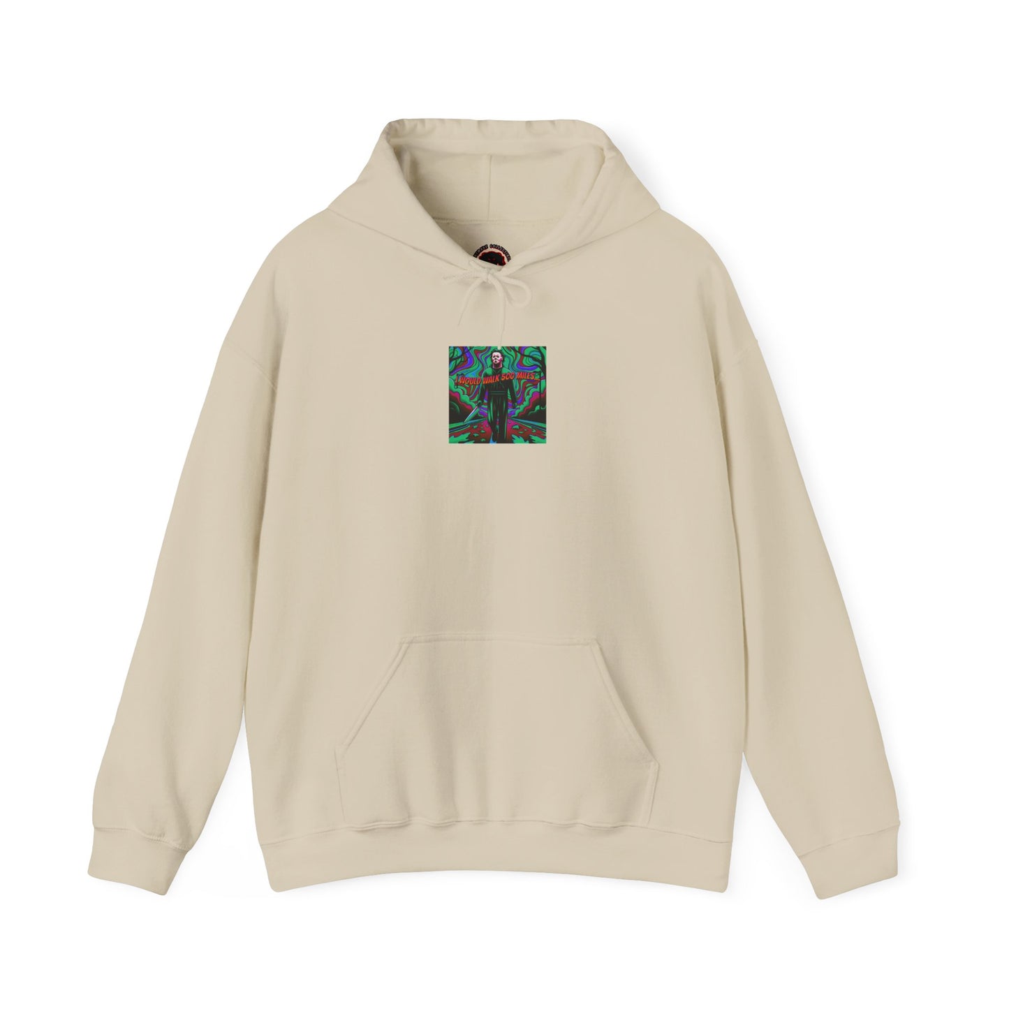 Psychedelic Road Trip Michael Hoodie – "Would Walk 500 Miles" Graphic Pullover
