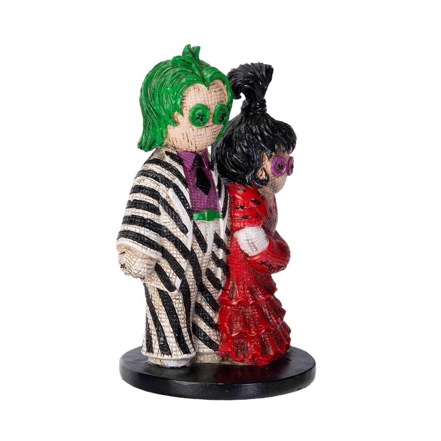 Pinheads Monster Beetle Juice & Lydia Mini Resin Statue