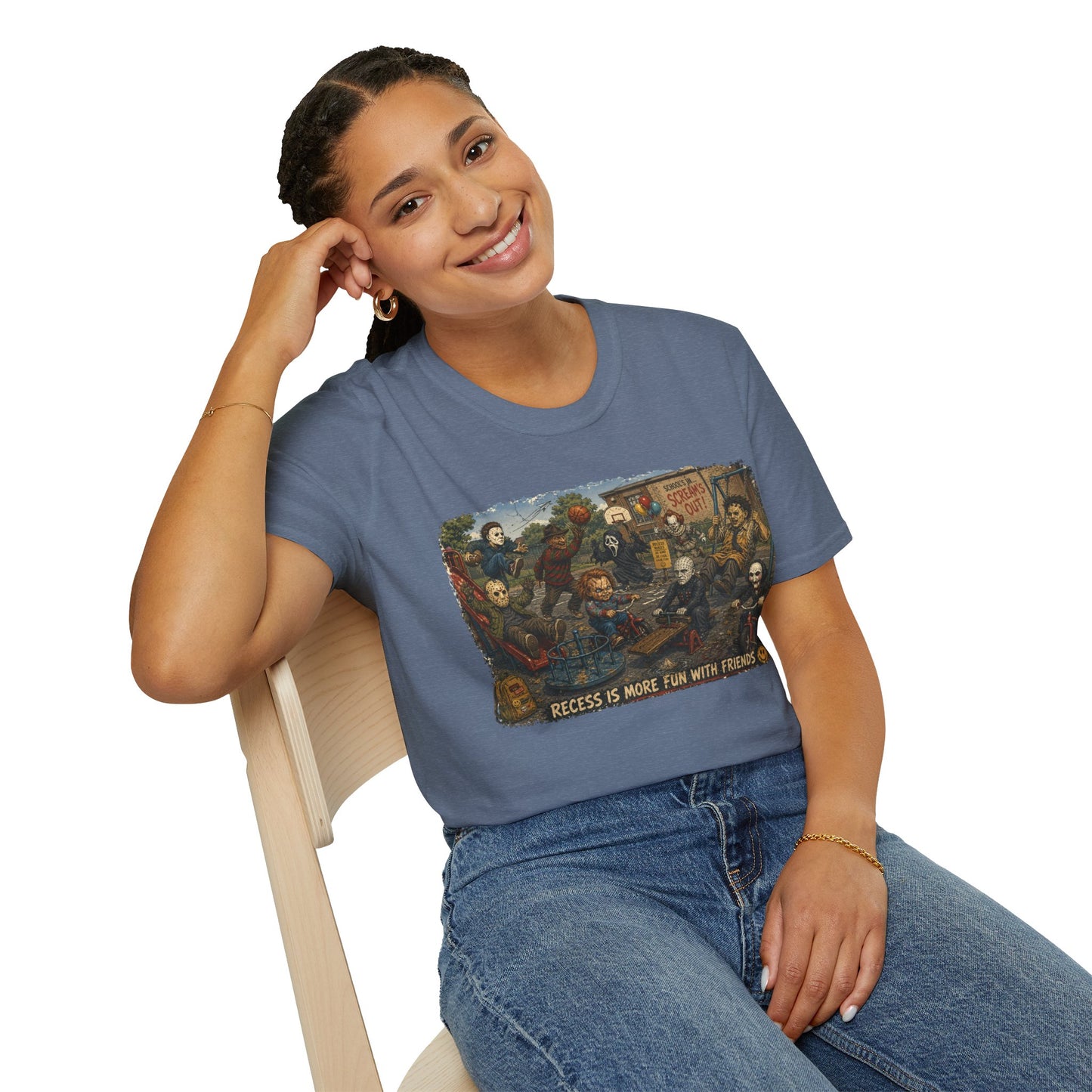 Horror Icons Recess T-Shirt — 'Screams Out' Horror Tee