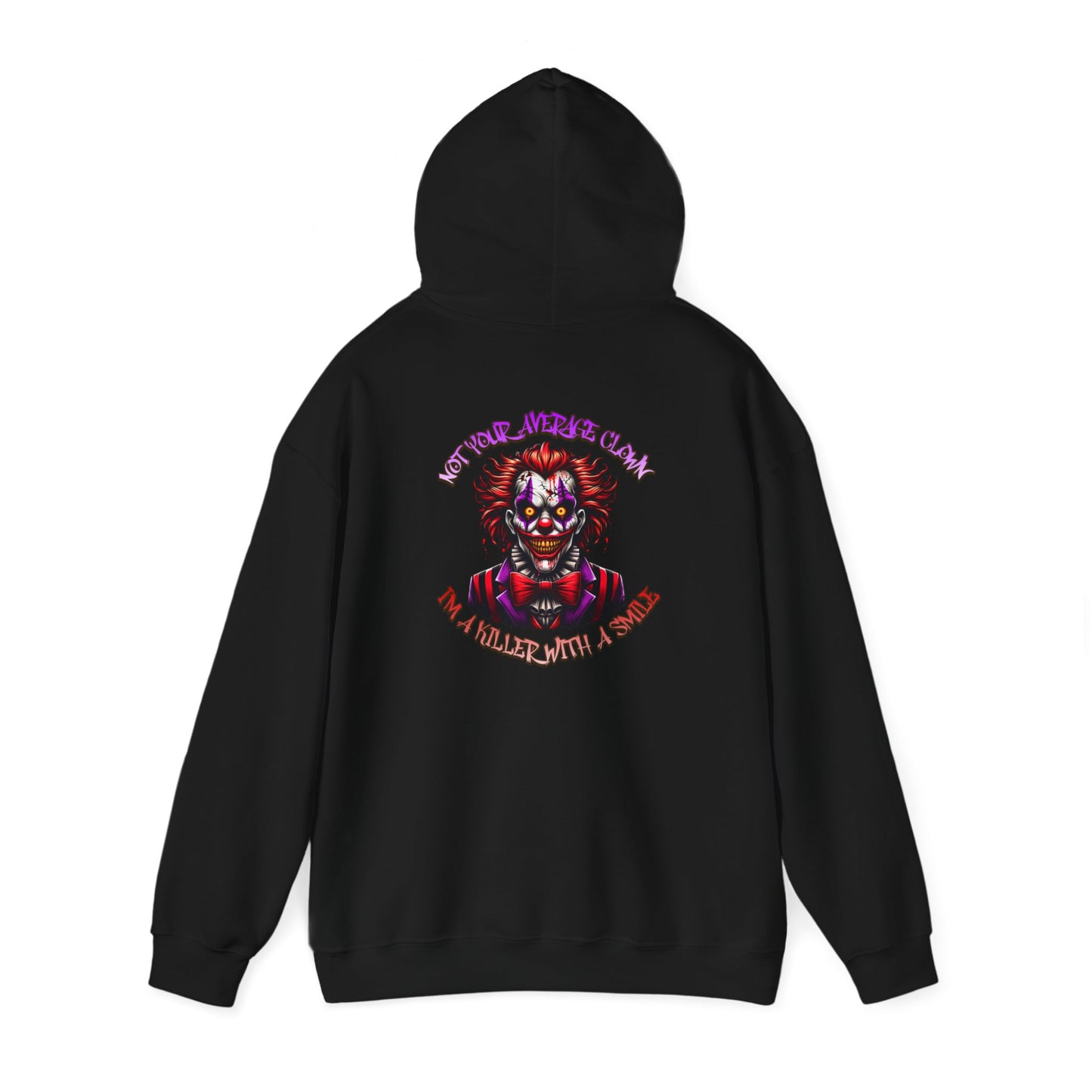 Evil Clown Horror Hoodie - Killer With A Smile Design