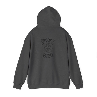 Spooky Bish Hoodie — Cute Skeleton in Sunglasses Design