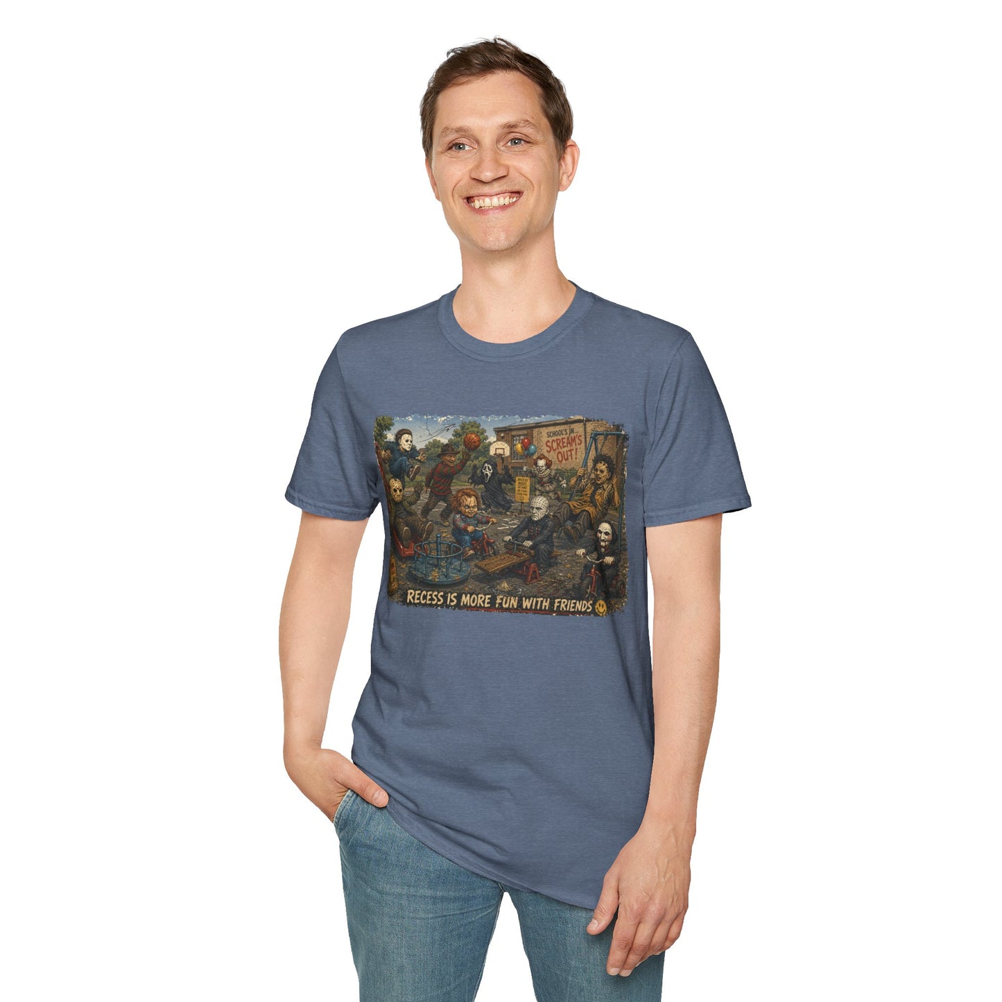 Horror Icons Recess T-Shirt — 'Screams Out' Horror Tee