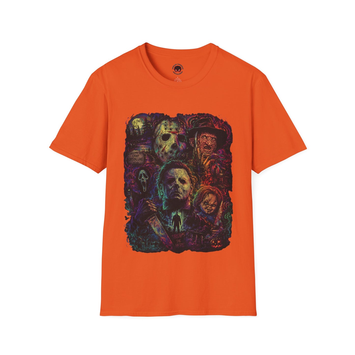 Horror Icons Collage T-Shirt —  Graphic Tee