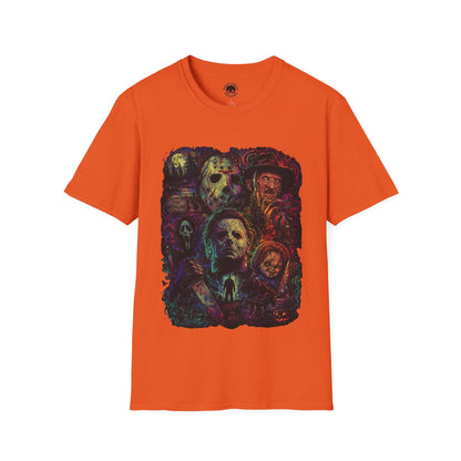 Horror Icons Collage T-Shirt —  Graphic Tee