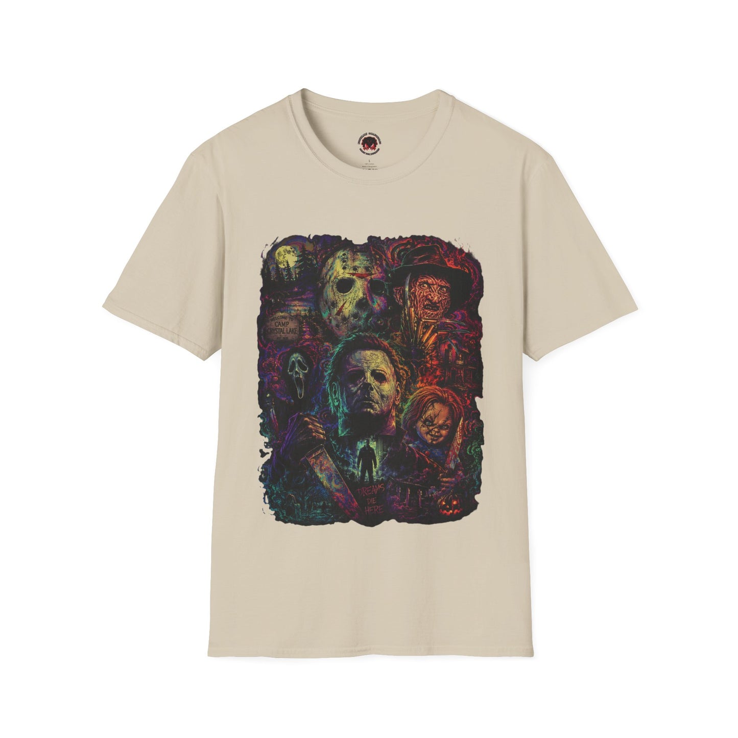 Horror Icons Collage T-Shirt —  Graphic Tee