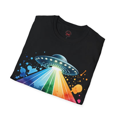 Summerween UFO Beach Day Unisex Soft Style T-Shirt