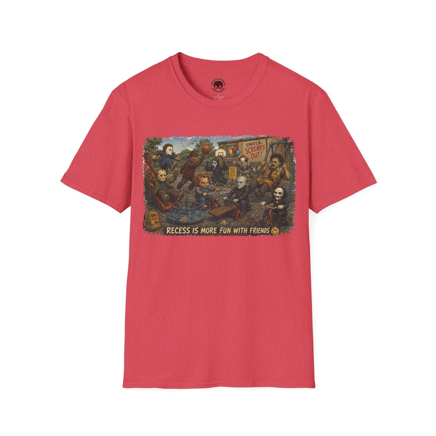 Horror Icons Recess T-Shirt — 'Screams Out' Horror Tee