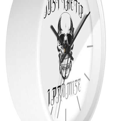 Vampire Just The Tip I Promise Wall Clock