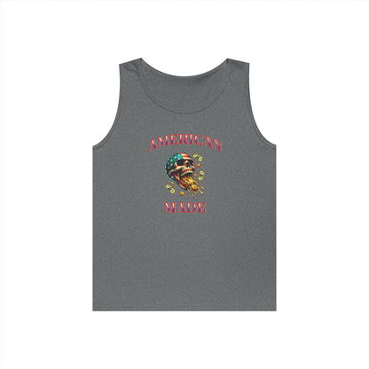 Tank Top - American Made Skull Money Design