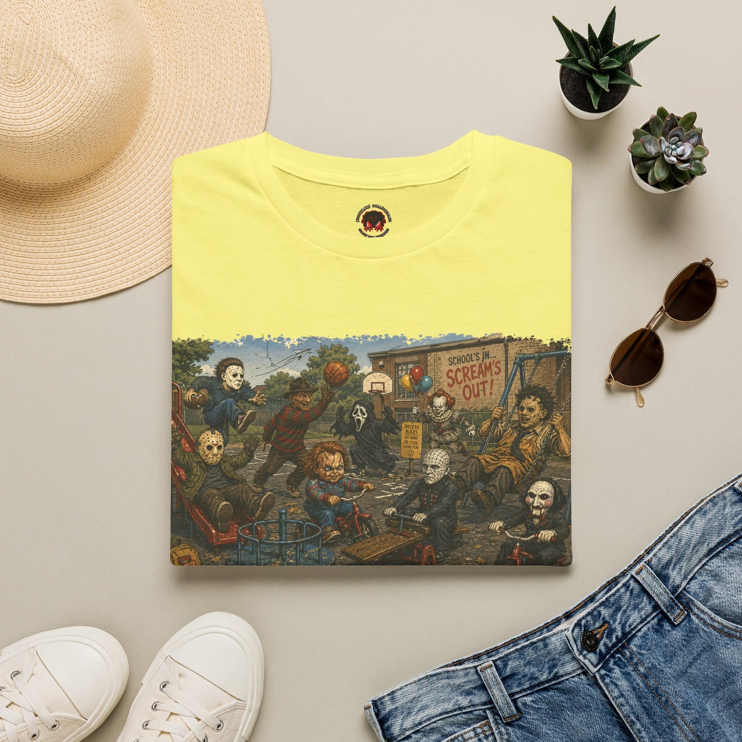 Horror Icons Recess T-Shirt — 'Screams Out' Horror Tee