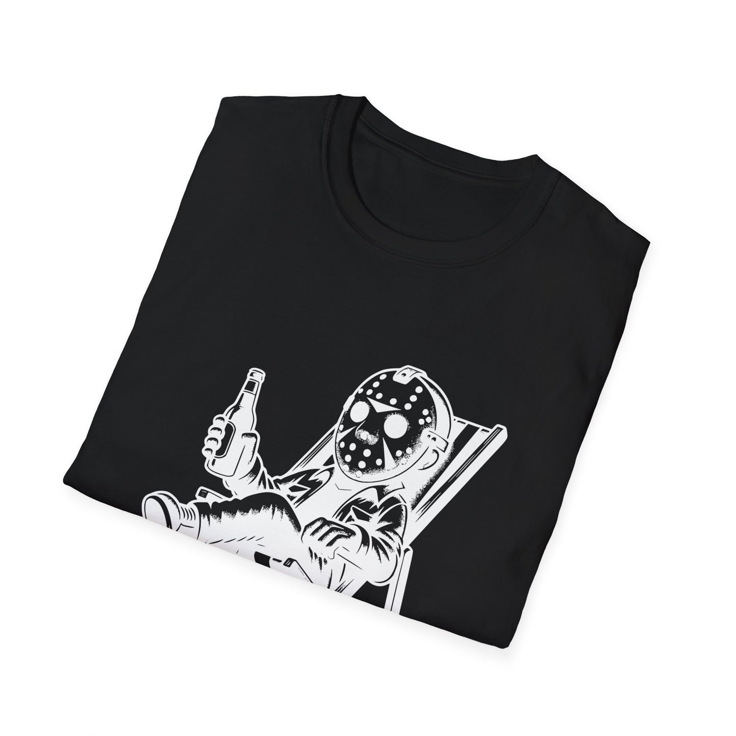 Jason Relaxing Graphic Tee — Funny Horror Movie T-Shirt