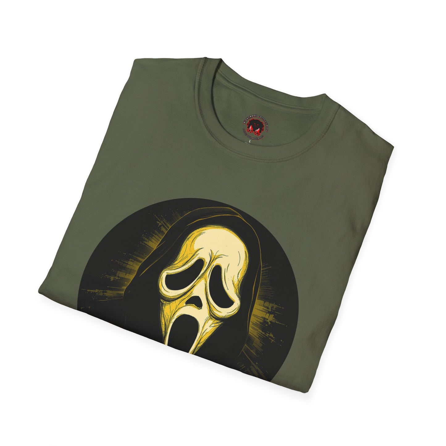 Scream Mask Graphic T-Shirt Ghostface Horror Tee