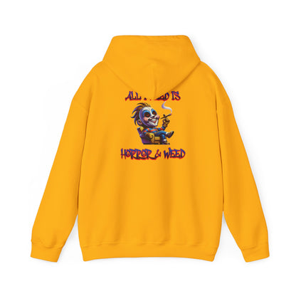 All I need is Horror & W**d Unisex Heavy Blend™ Hooded Sweatshirt