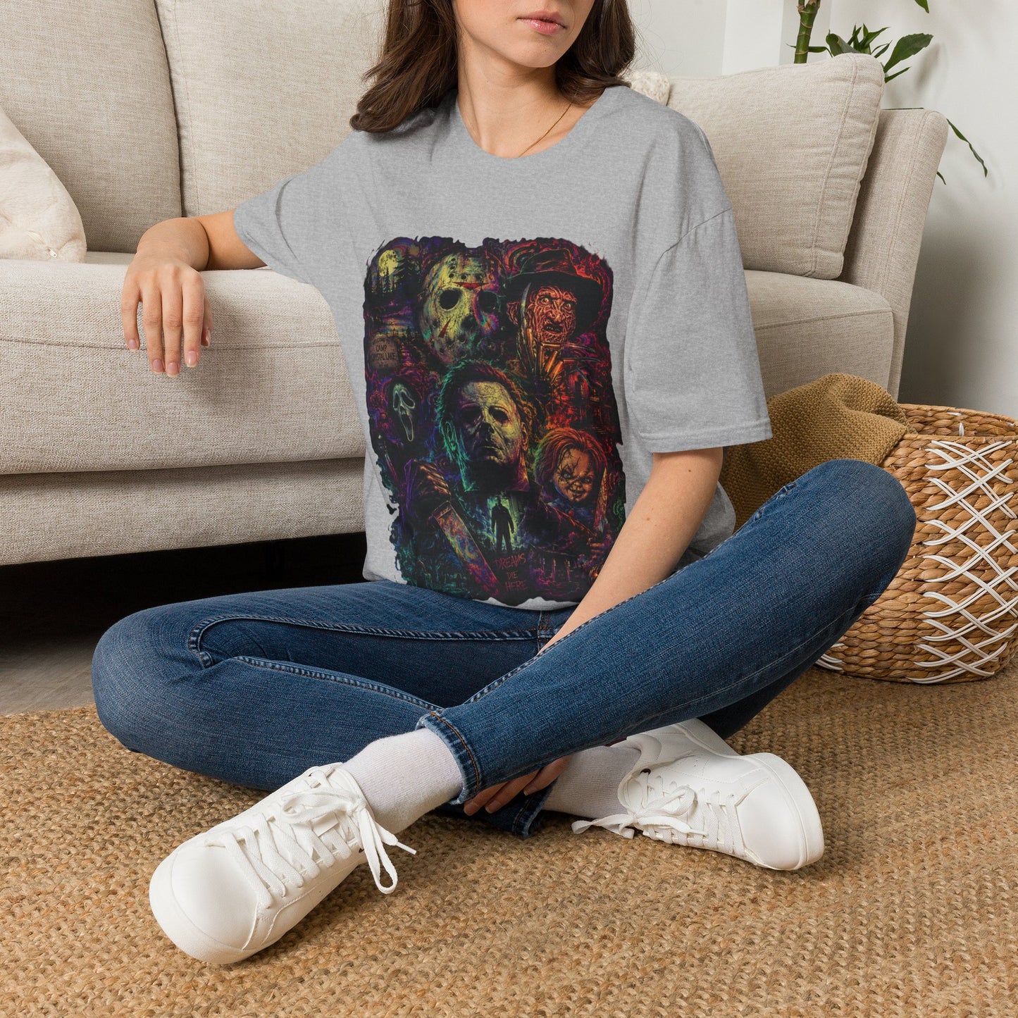 Horror Icons Collage T-Shirt —  Graphic Tee