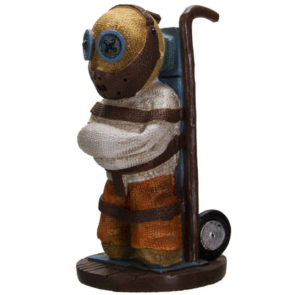 Pinheads Voodoo Style Button Eyes Silence of Dr. Hannibal In His Mask and Straight Jacket Mini Resin Statue Figurine