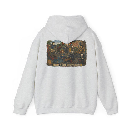 Horror Icons Illustration “Recess Is More Fun With Friends” - Hoodie