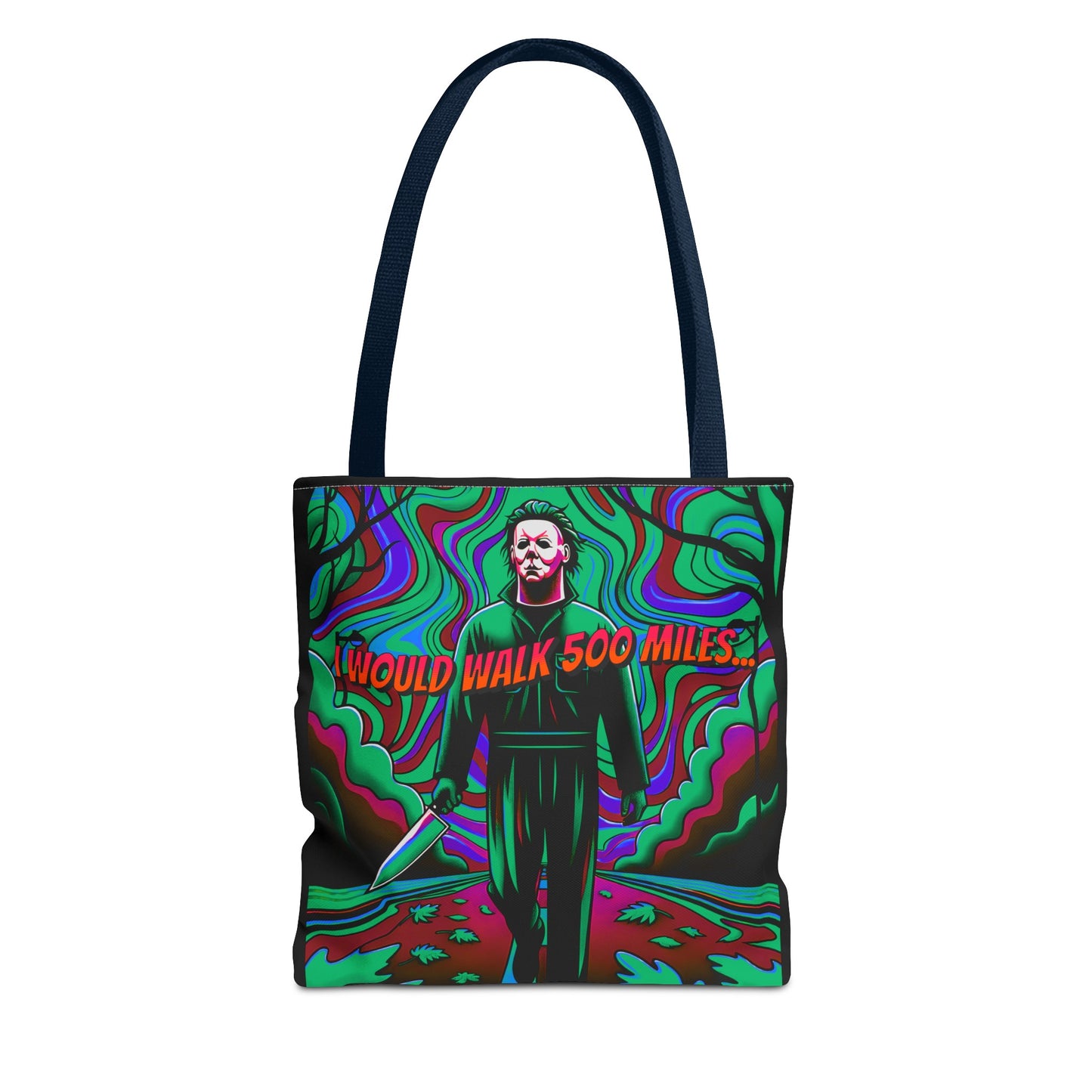 Horradelic Horror Fun Michael With The Mask On Myers Beach Halloween Lunch Tote Bag (AOP)