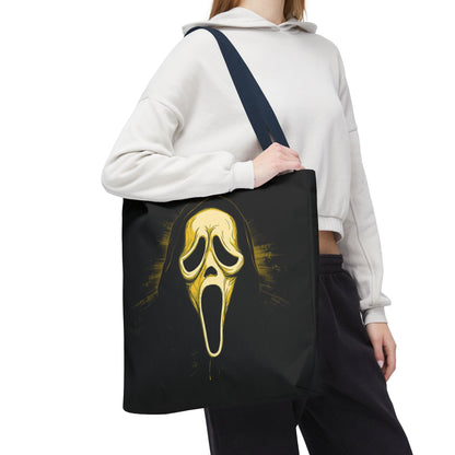 Spooky Scream Tote Bag — Ghost Face Design