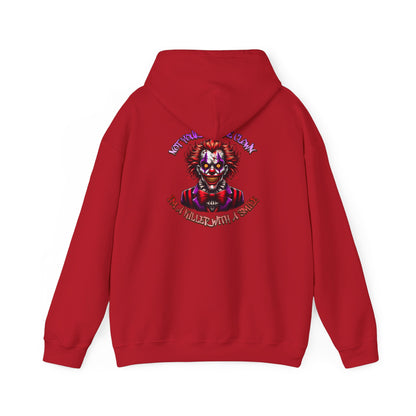 Evil Clown Horror Hoodie - Killer With A Smile Design