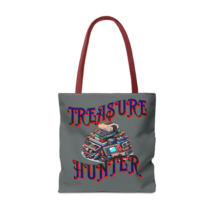 Treasure Hunter Retro Video Gamer Tote Bag (AOP) Collectors Vintage Games and Gaming