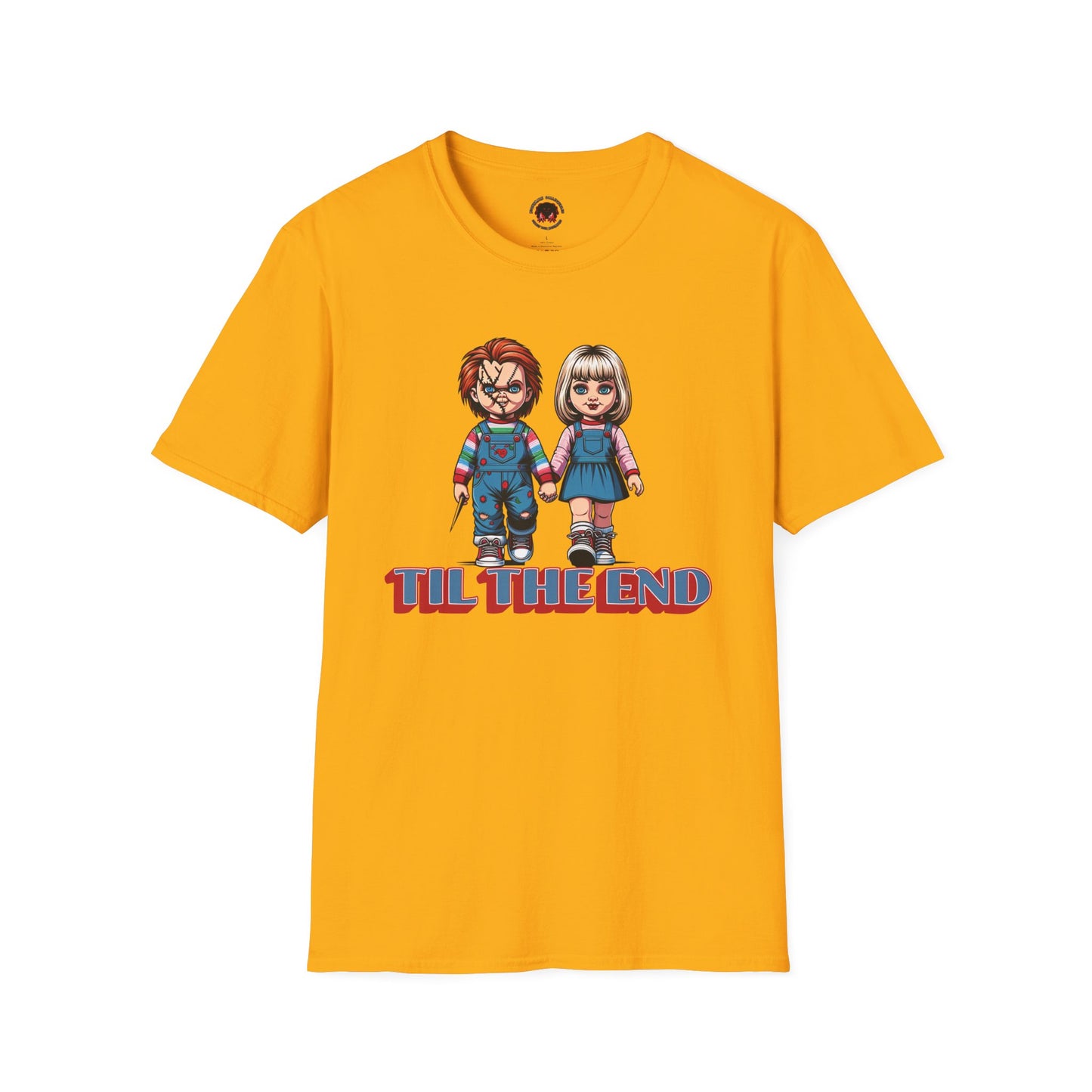 Til The End Horror Couple Unisex Soft style T-Shirt