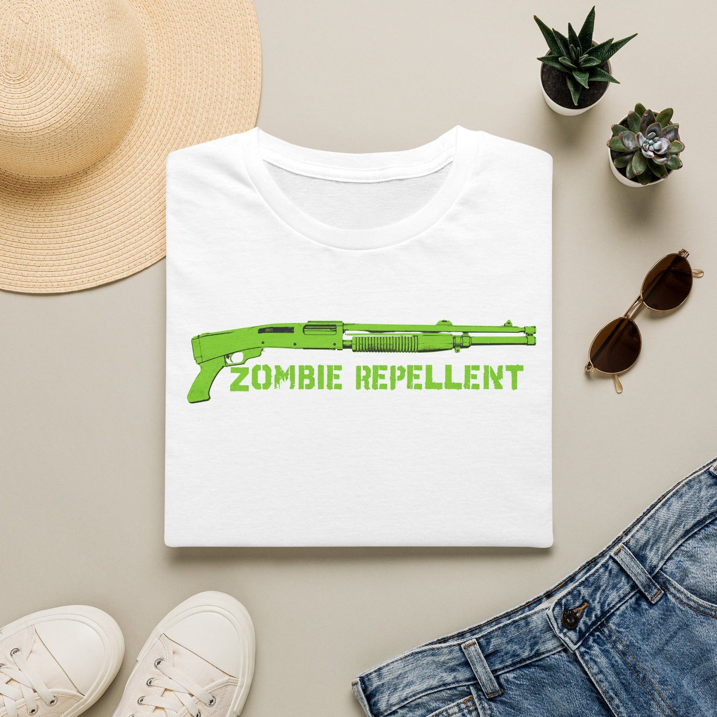 Zombie Repellent Unisex Softstyle T-Shirt