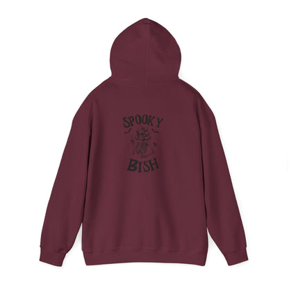 Spooky Bish Hoodie — Cute Skeleton in Sunglasses Design