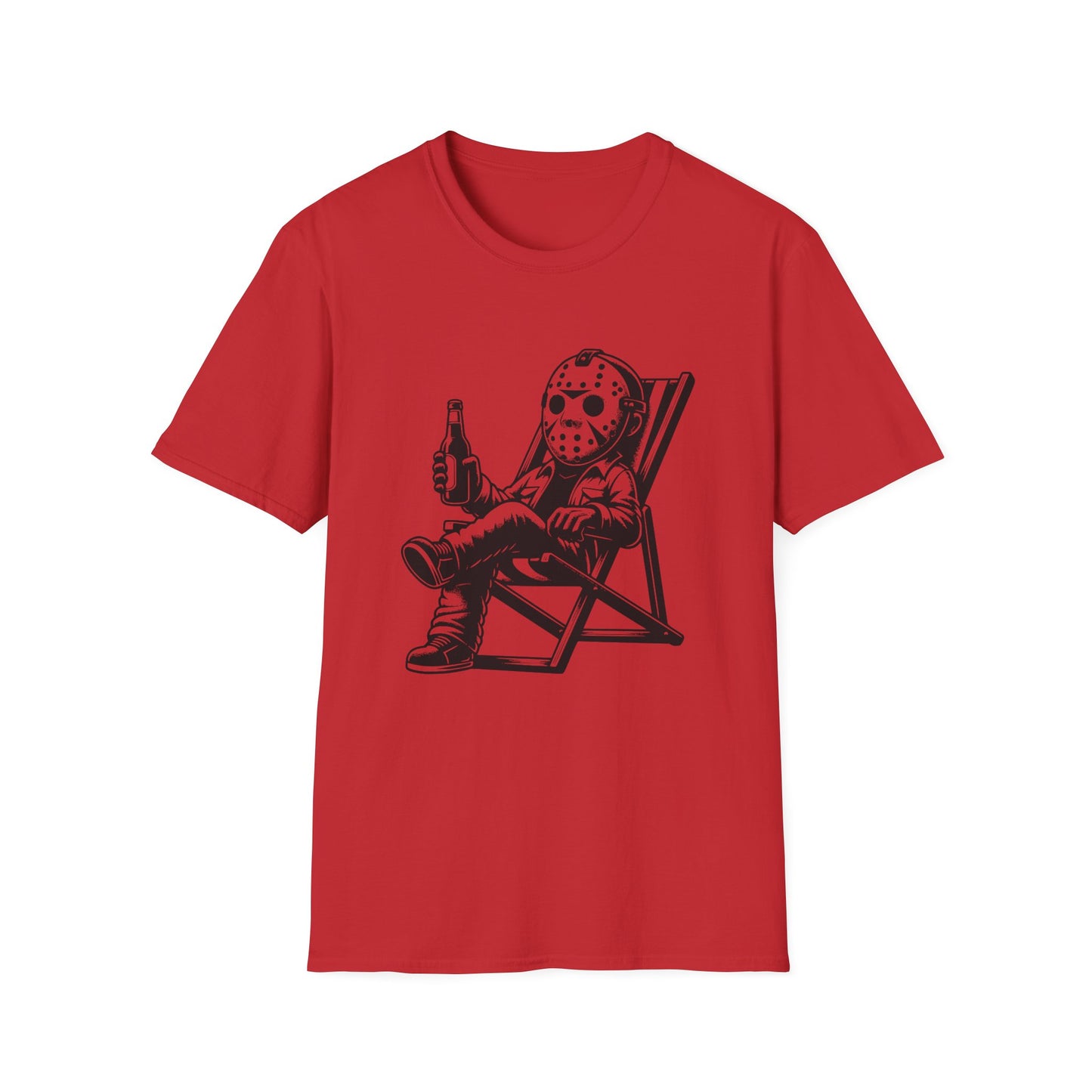 Jason Relaxing Graphic Tee — Funny Horror Movie T-Shirt