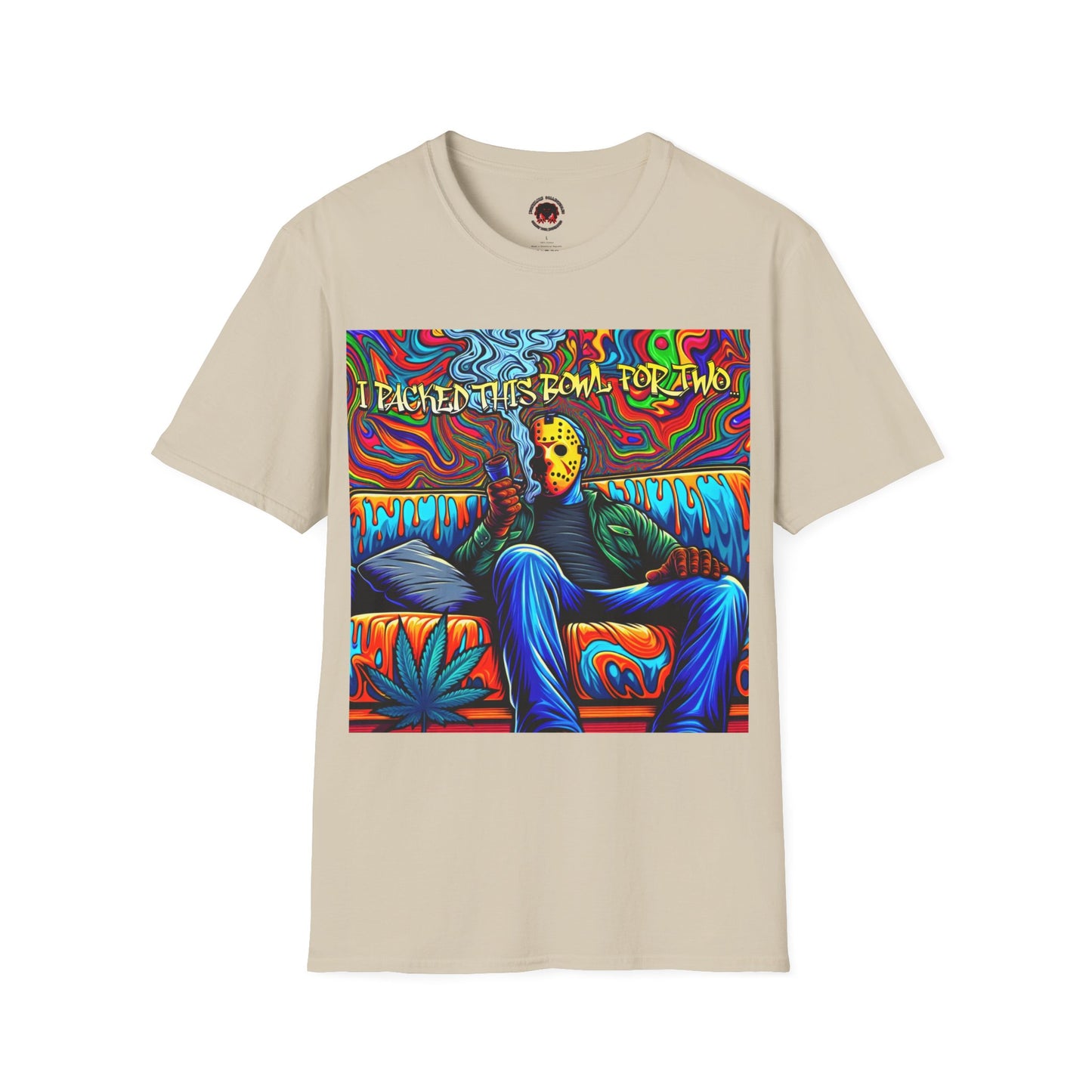 Horradelic I Packed This Bowl For Two Jason Horror Unisex Soft Style T-Shirt