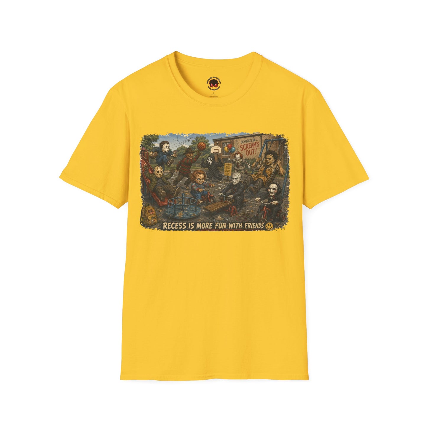 Horror Icons Recess T-Shirt — 'Screams Out' Horror Tee