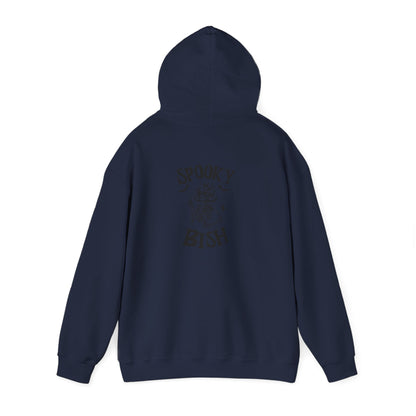 Spooky Bish Hoodie — Cute Skeleton in Sunglasses Design