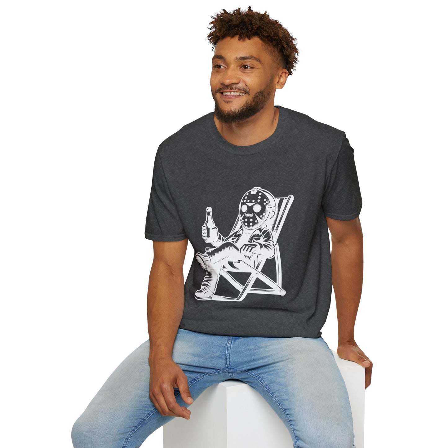 Jason Relaxing Graphic Tee — Funny Horror Movie T-Shirt