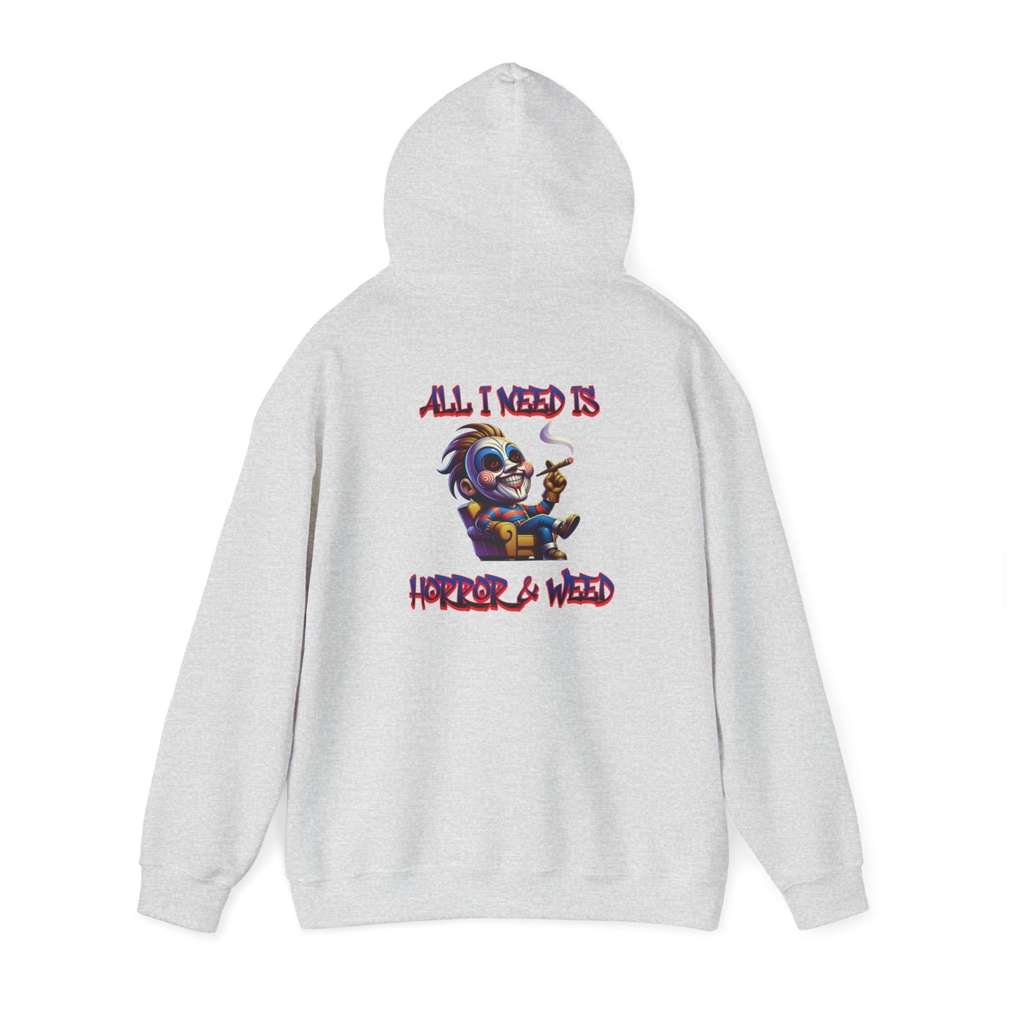 All I need is Horror & W**d Unisex Heavy Blend™ Hooded Sweatshirt