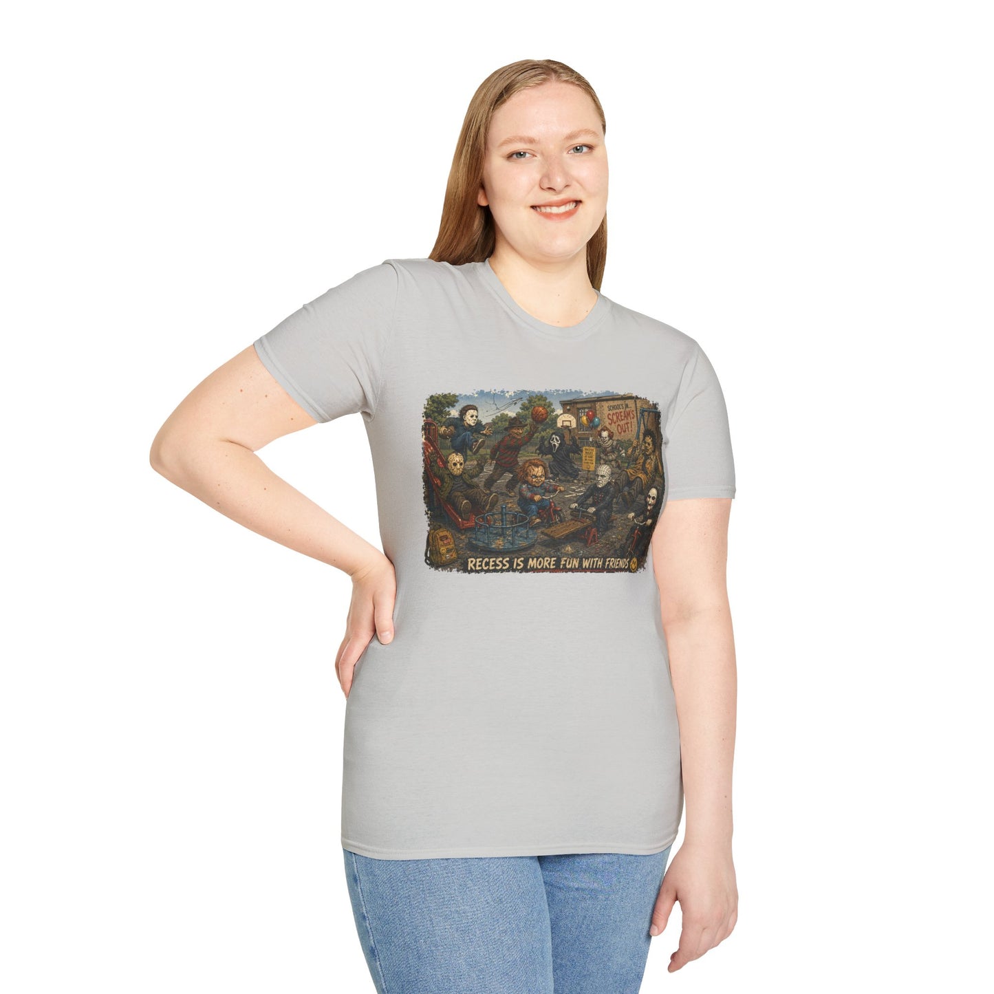 Horror Icons Recess T-Shirt — 'Screams Out' Horror Tee