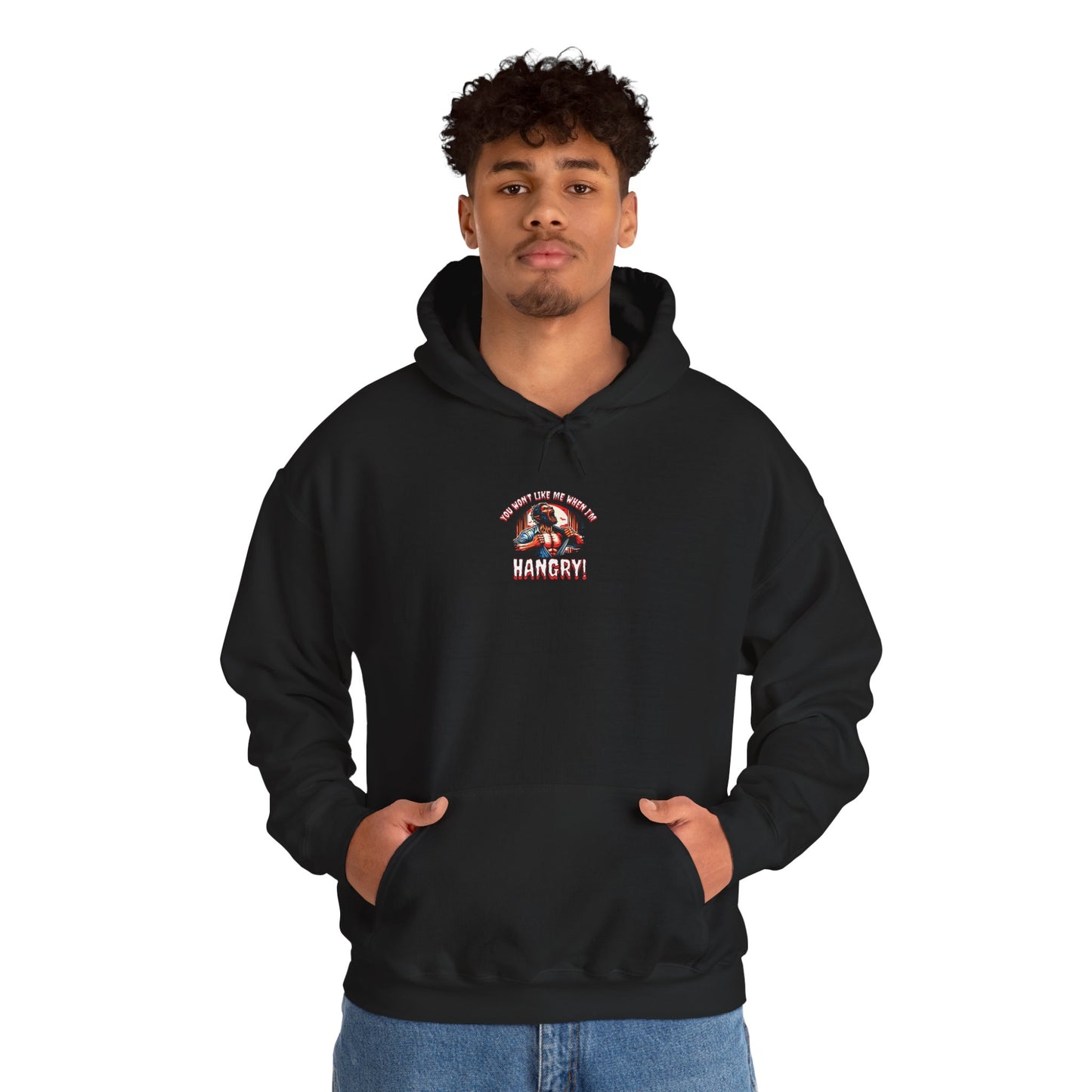 You Wont Like Me When I'm Hangry Hoodie - Werewolf Design