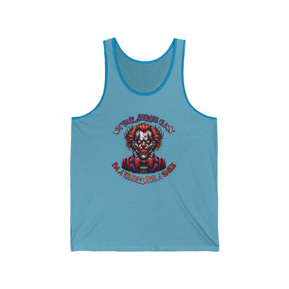 Not Your Average Clown I'm A Killer With A Smile Unisex Jersey Tank Top