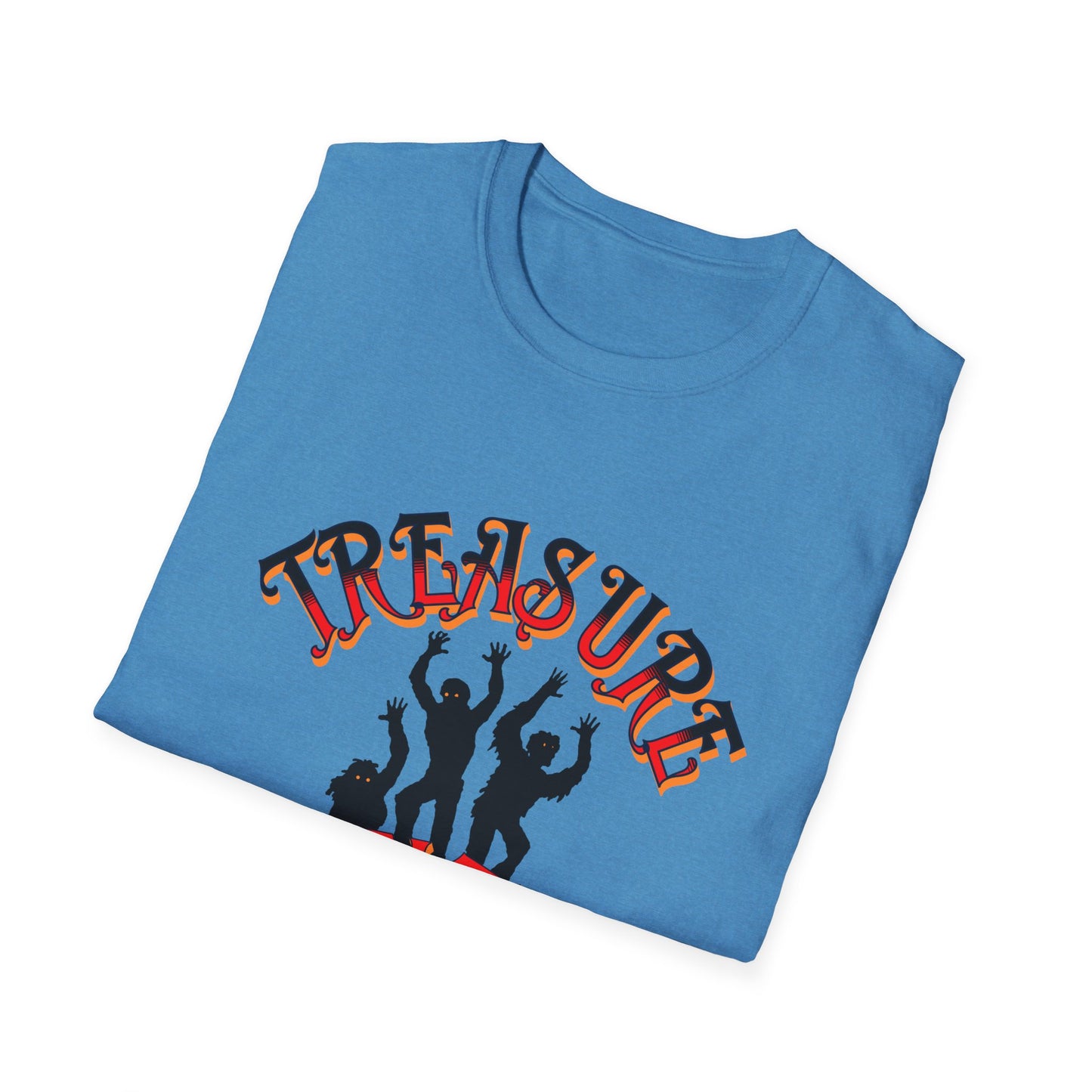 Treasure Hunter Soft Style T-Shirt Zombies Undead Collector Fun