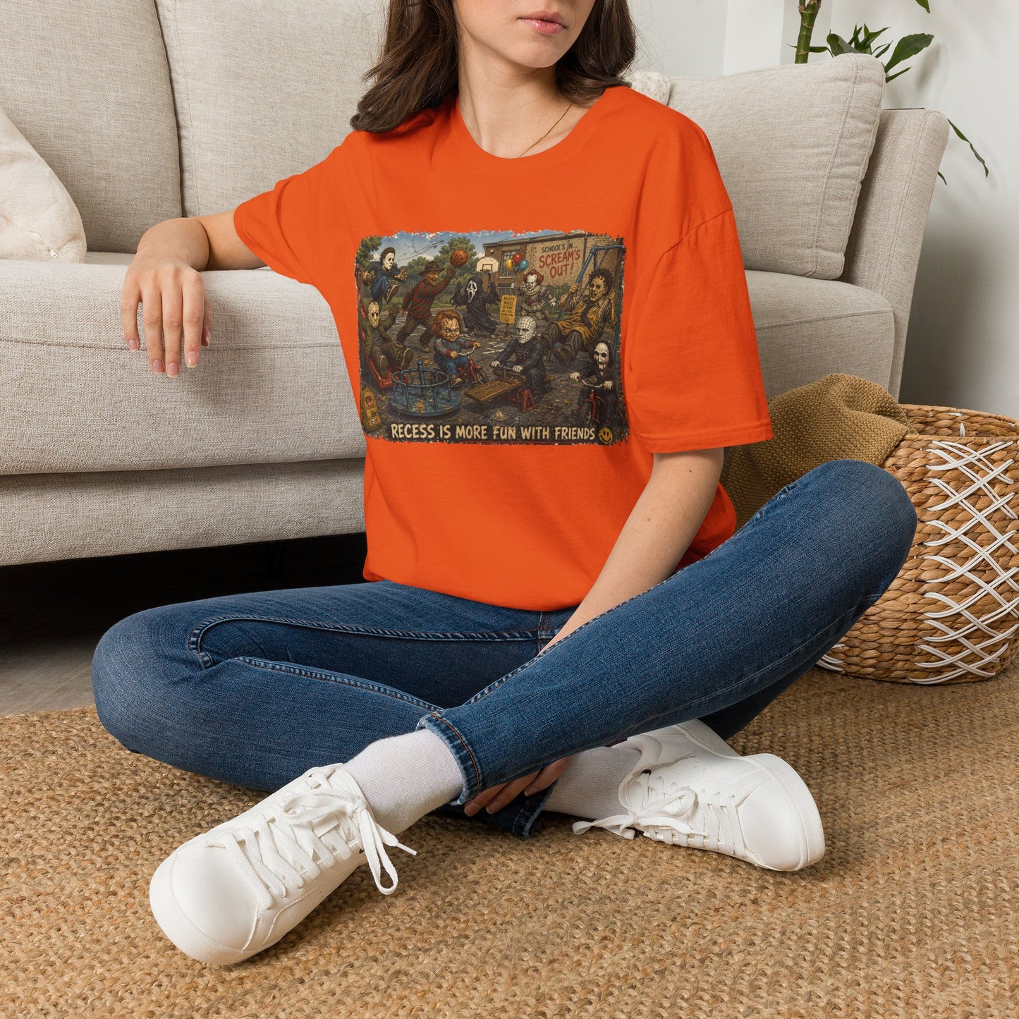 Horror Icons Recess T-Shirt — 'Screams Out' Horror Tee